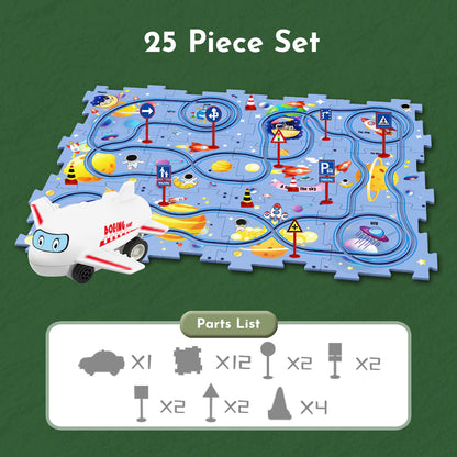 PuzzleRacer™ - Kids Car Track Set