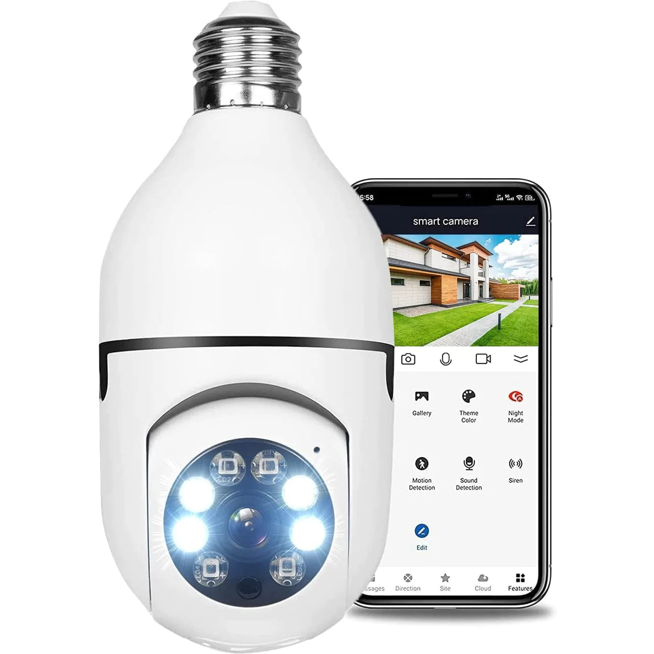 SafetyCam™ - Wireless Security Camera Bulb